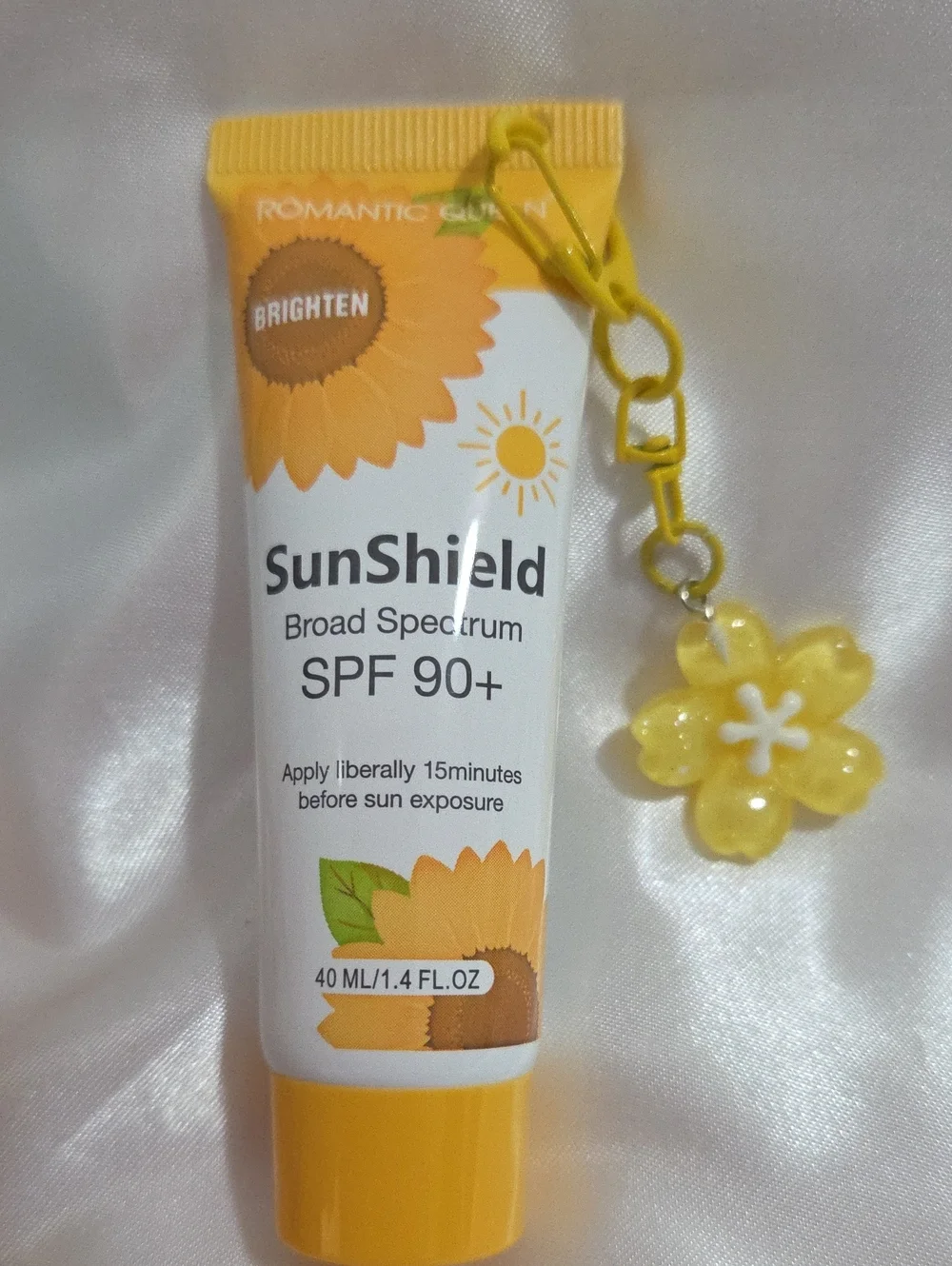 Broad Spectrum SPF 90+ Kaychain Sunscreen - Yellow